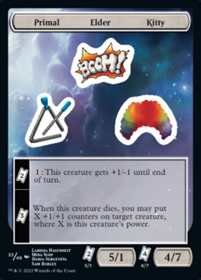 Primal Elder Kitty [Unfinity Stickers] | Event Horizon Hobbies CA