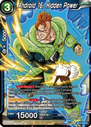 Android 16, Hidden Power (BT17-048) [Ultimate Squad] | Event Horizon Hobbies CA