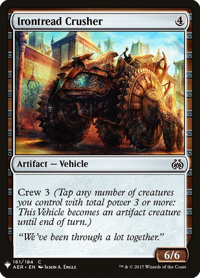 Irontread Crusher [Mystery Booster] | Event Horizon Hobbies CA