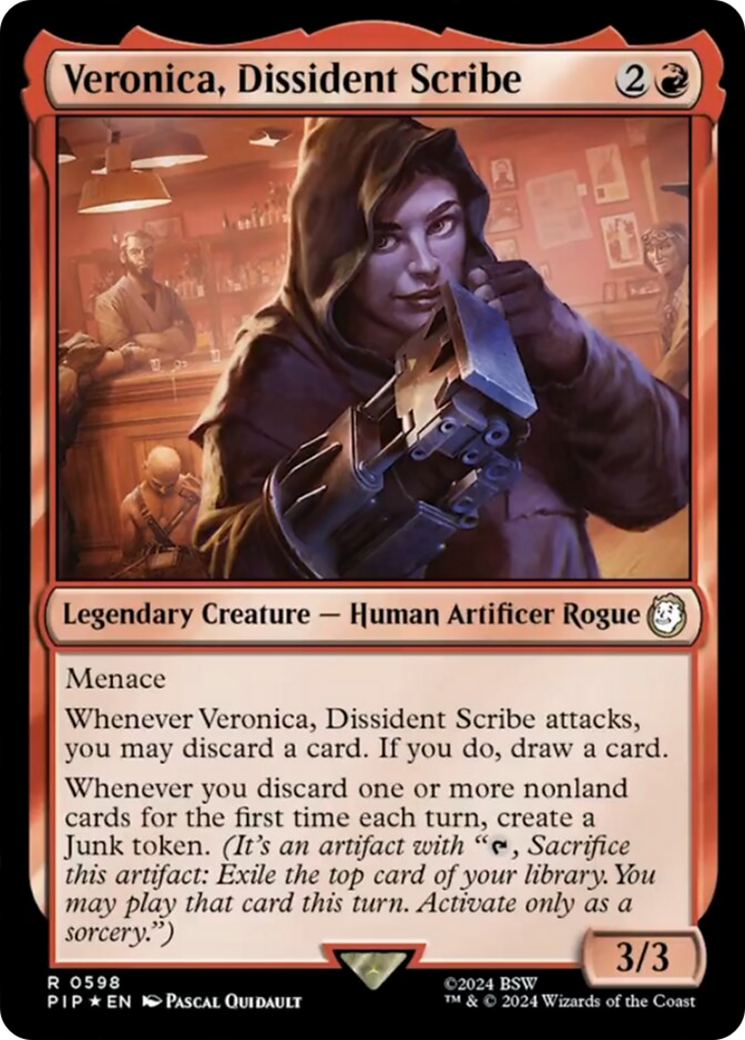 Veronica, Dissident Scribe (Surge Foil) [Fallout] | Event Horizon Hobbies CA