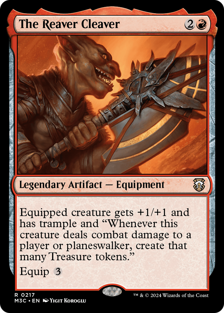 The Reaver Cleaver (Ripple Foil) [Modern Horizons 3 Commander] | Event Horizon Hobbies CA