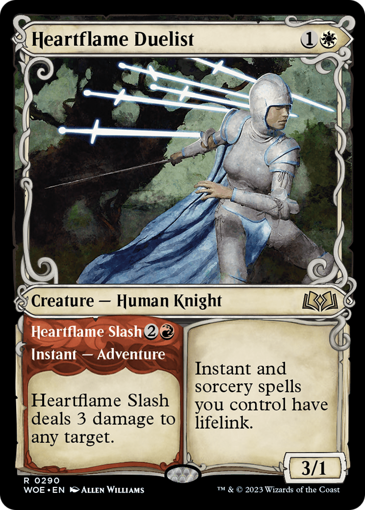 Heartflame Duelist // Heartflame Slash (Showcase) [Wilds of Eldraine] | Event Horizon Hobbies CA