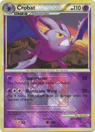 Crobat (14/95) (League Promo) [HeartGold & SoulSilver: Unleashed] | Event Horizon Hobbies CA