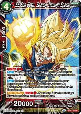 SS Son Goku, Soaring Through Space (BT17-006) [Ultimate Squad] | Event Horizon Hobbies CA