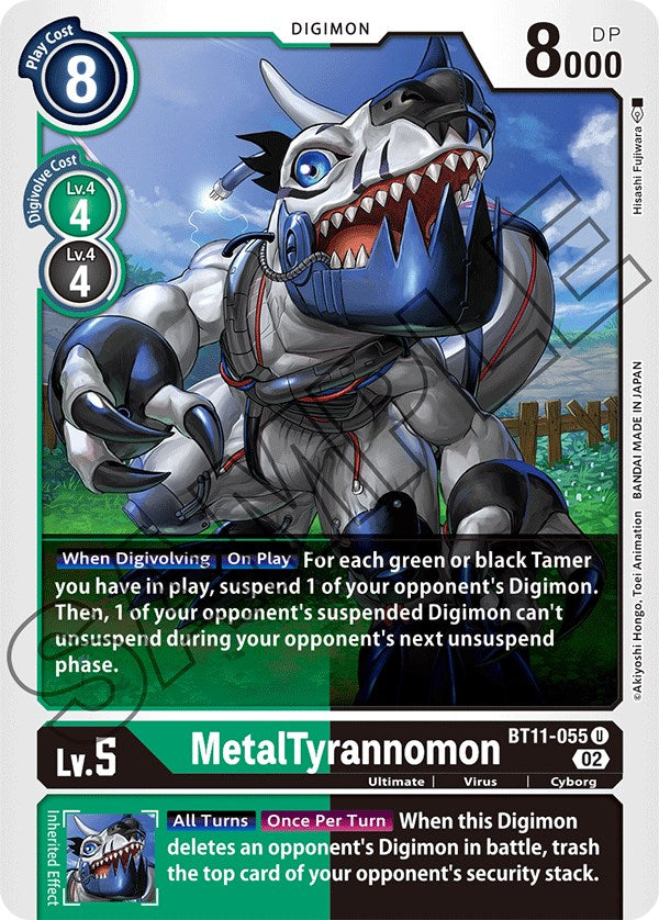 MetalTyrannomon [BT11-055] [Dimensional Phase] | Event Horizon Hobbies CA