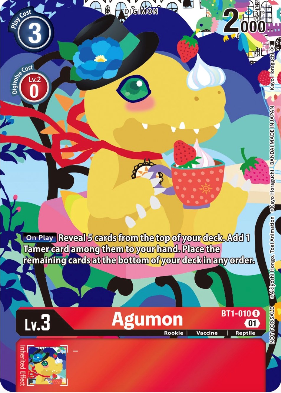 Agumon [BT1-010] (Tamer's Card Set 2 Floral Fun) [Release Special Booster Promos] | Event Horizon Hobbies CA