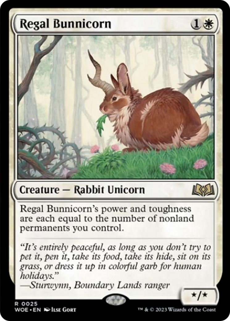 Regal Bunnicorn [Wilds of Eldraine] | Event Horizon Hobbies CA