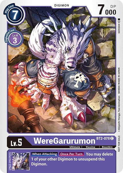 WereGarurumon [BT2-078] (Official Tournament Pack Vol.3) [Release Special Booster Promos] | Event Horizon Hobbies CA