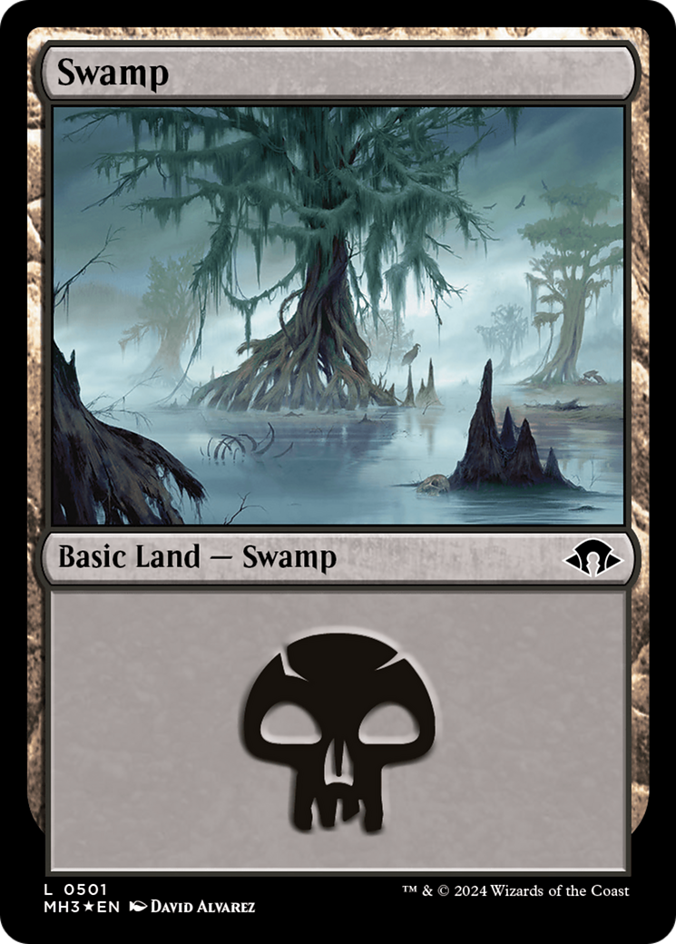 Swamp (0501) (Ripple Foil) [Modern Horizons 3] | Event Horizon Hobbies CA