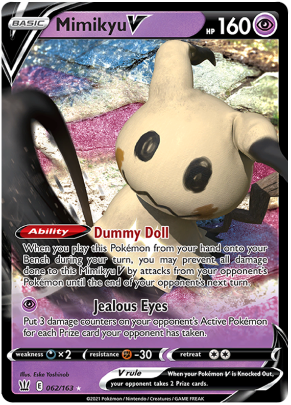 Mimikyu V (062/163) [Sword & Shield: Battle Styles] | Event Horizon Hobbies CA