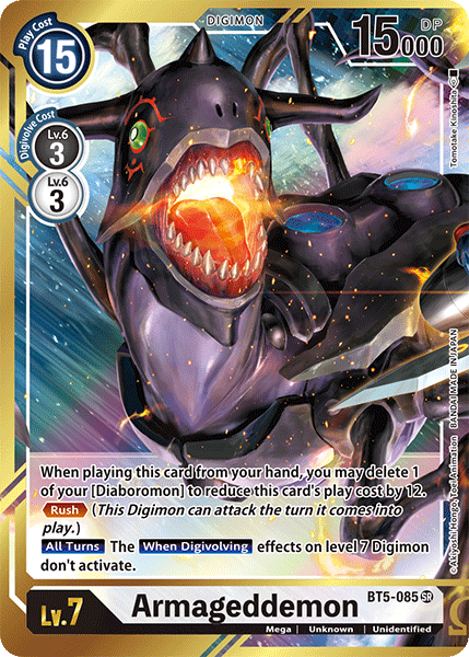 Armageddemon [BT5-085] (Alternate Art) [Battle of Omni] | Event Horizon Hobbies CA