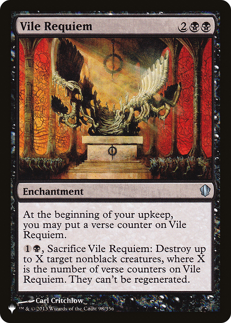 Vile Requiem [The List] | Event Horizon Hobbies CA