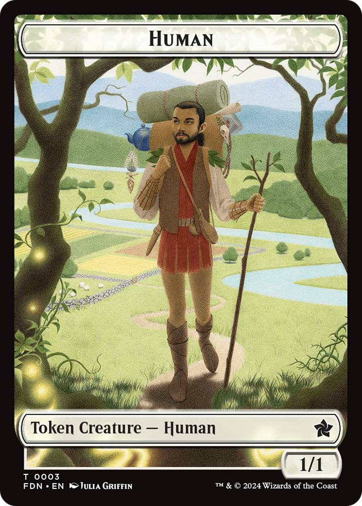 Copy // Human Double-Sided Token [Foundations Tokens] | Event Horizon Hobbies CA