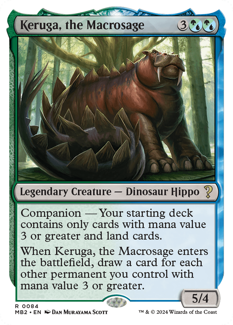 Keruga, the Macrosage (White Border) [Mystery Booster 2] | Event Horizon Hobbies CA