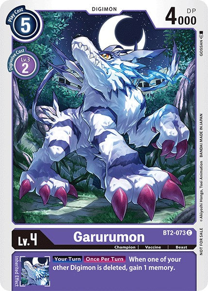 Garurumon [BT2-073] (Official Tournament Pack Vol.3) [Release Special Booster Promos] | Event Horizon Hobbies CA