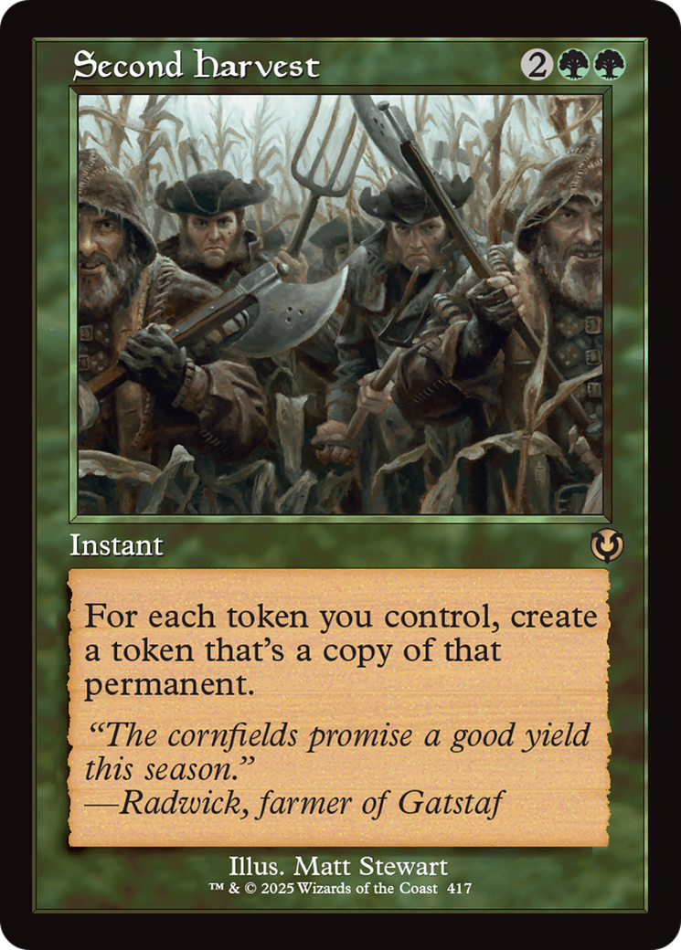 Second Harvest (Retro Frame) [Innistrad Remastered] | Event Horizon Hobbies CA