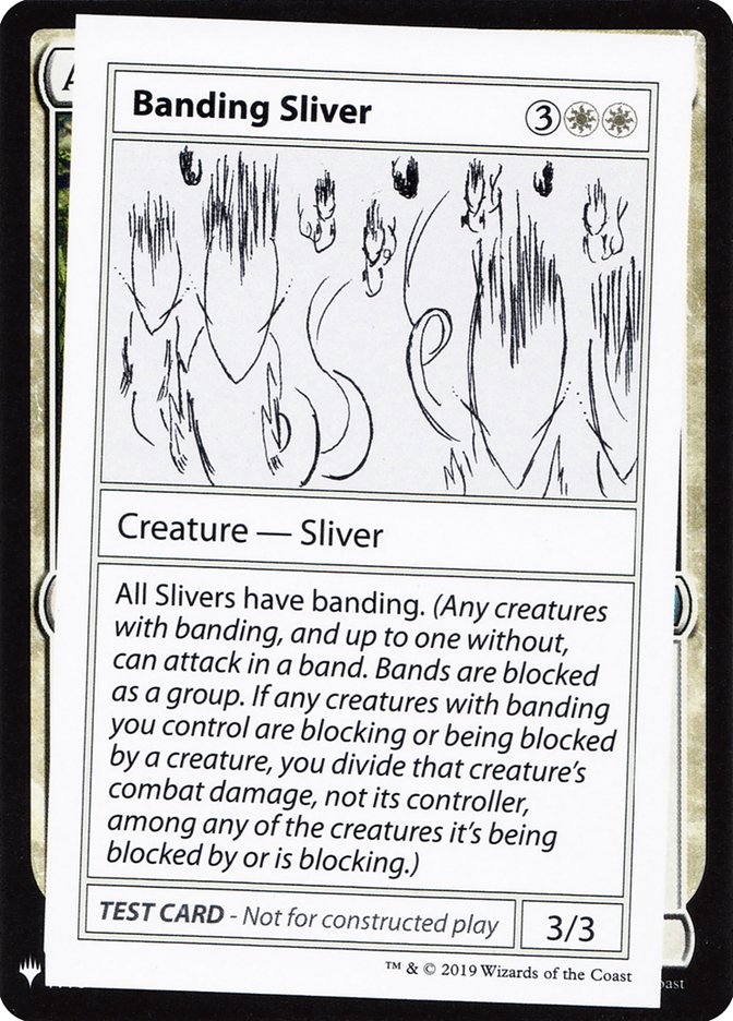 Banding Sliver [Mystery Booster Playtest Cards] | Event Horizon Hobbies CA