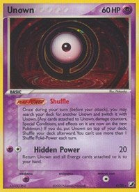 Unown (O) (O/28) [EX: Unseen Forces] | Event Horizon Hobbies CA