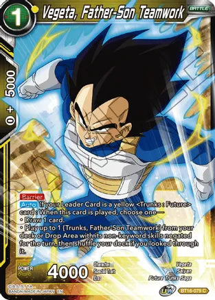 Vegeta, Father-Son Teamwork (BT16-079) [Realm of the Gods] | Event Horizon Hobbies CA