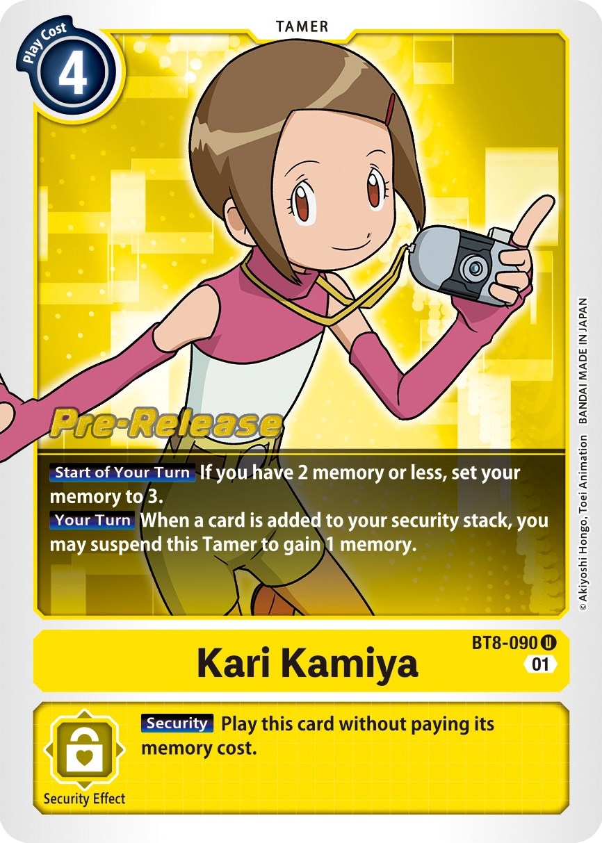 Kari Kamiya [BT8-090] [New Awakening Pre-Release Cards] | Event Horizon Hobbies CA