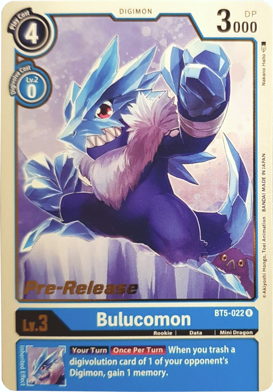 Bulucomon [BT5-022] [Battle of Omni Pre-Release Promos] | Event Horizon Hobbies CA