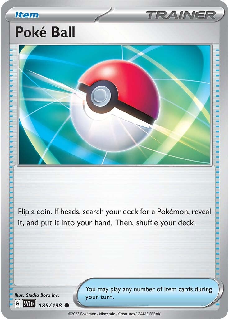 Poke Ball (185/198) [Scarlet & Violet: Base Set] | Event Horizon Hobbies CA