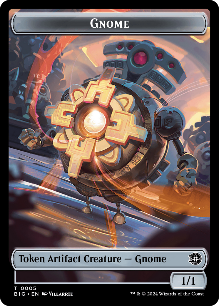 Gnome Token [Outlaws of Thunder Junction: The Big Score Tokens] | Event Horizon Hobbies CA