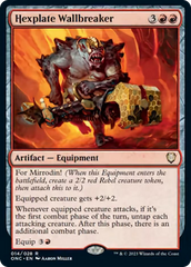 Hexplate Wallbreaker [Phyrexia: All Will Be One Commander] | Event Horizon Hobbies CA