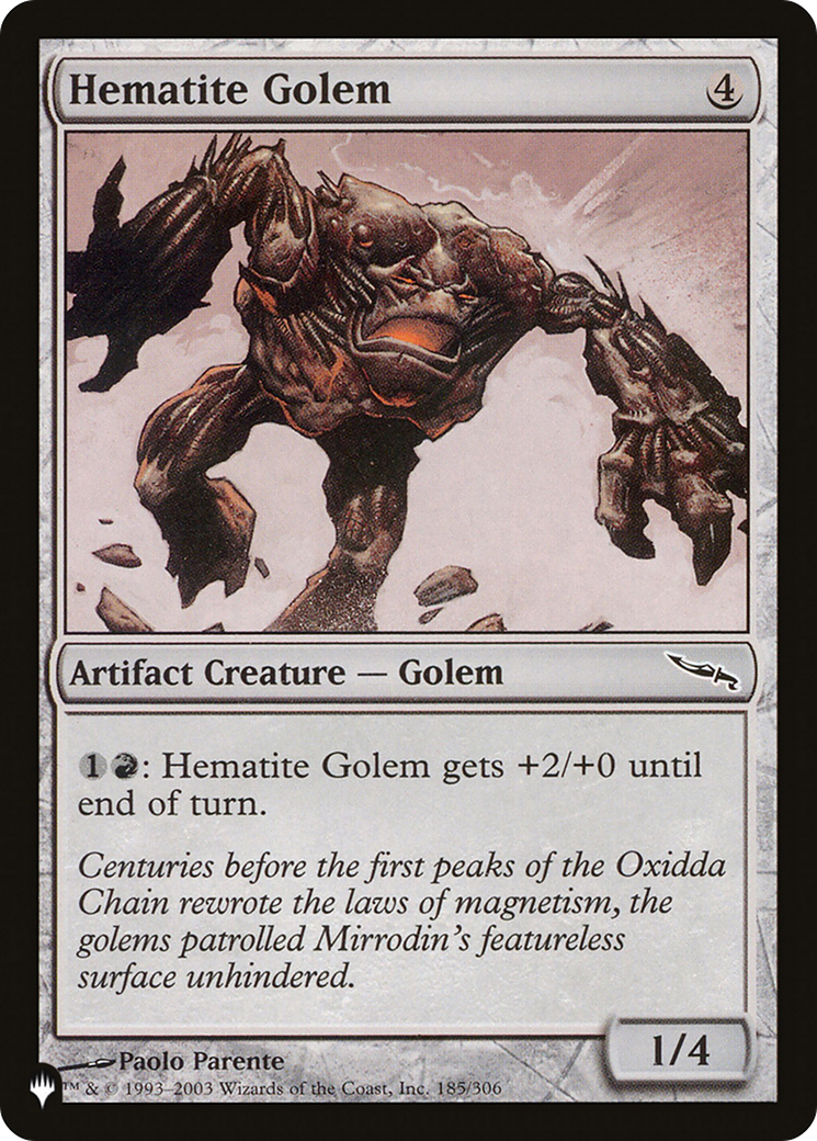 Hematite Golem [The List] | Event Horizon Hobbies CA