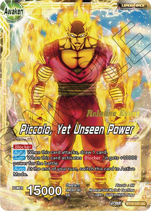 Piccolo // Piccolo, Yet Unseen Power (Fighter's Ambition Holiday Pack) (BT19-101) [Tournament Promotion Cards] | Event Horizon Hobbies CA