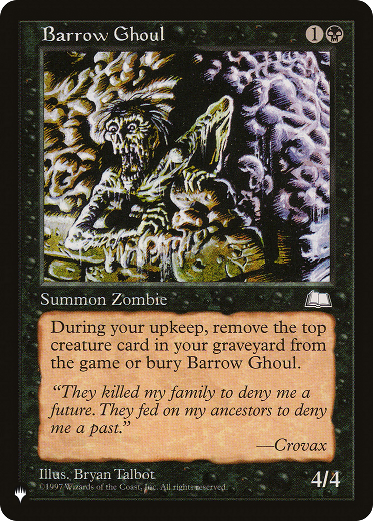 Barrow Ghoul [The List] | Event Horizon Hobbies CA