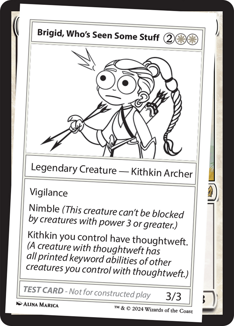 Brigid, Who's Seen Some Stuff [Mystery Booster 2 Playtest Cards] | Event Horizon Hobbies CA