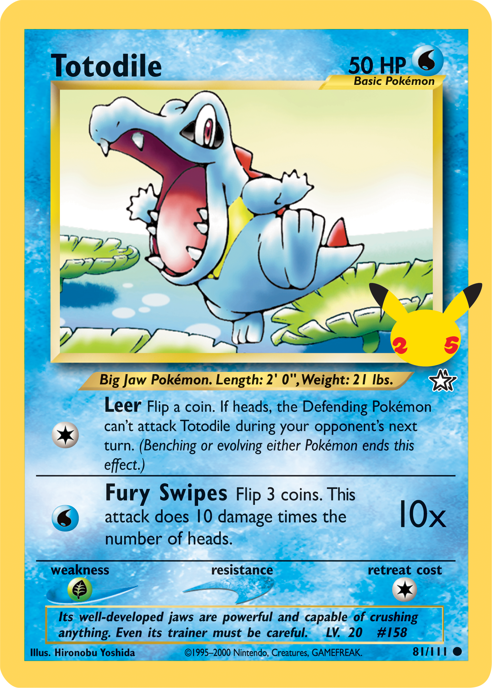 Totodile (81/111) (Jumbo Card) [First Partner Pack] | Event Horizon Hobbies CA