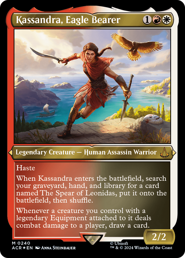 Kassandra, Eagle Bearer (Foil Etched) [Assassin's Creed] | Event Horizon Hobbies CA