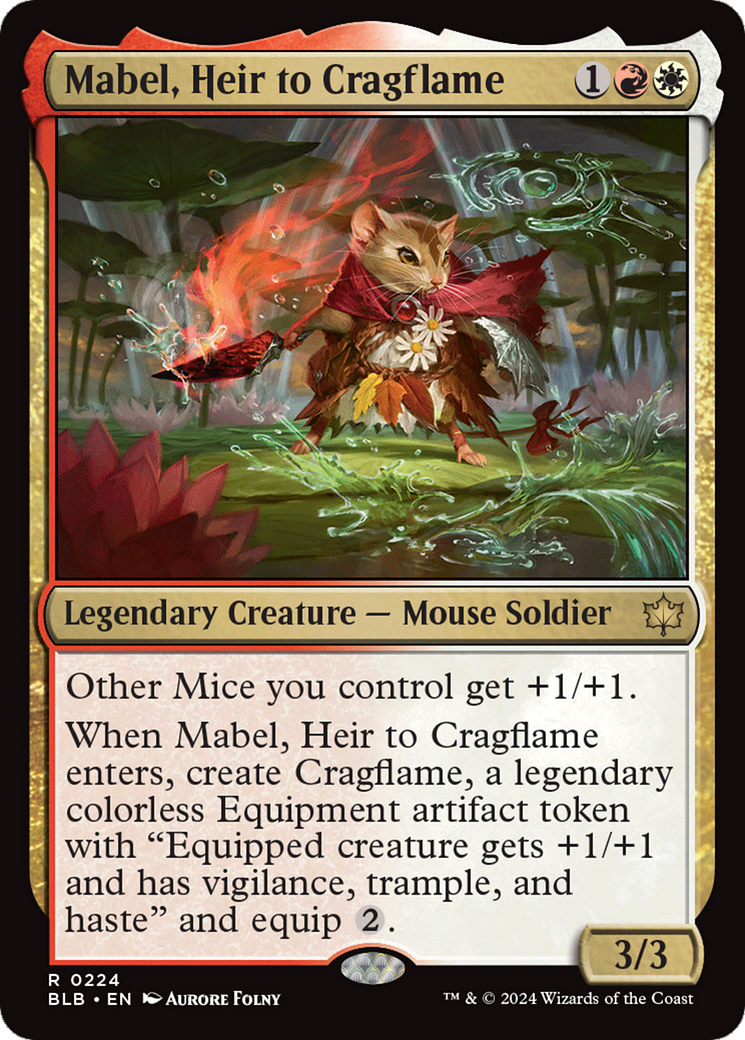 Mabel, Heir to Cragflame [Bloomburrow] | Event Horizon Hobbies CA