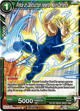 Prince of Destruction Vegeta, Majin Defiance (P-320) [Tournament Promotion Cards] | Event Horizon Hobbies CA