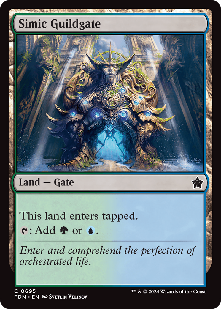 Simic Guildgate [Foundations] | Event Horizon Hobbies CA