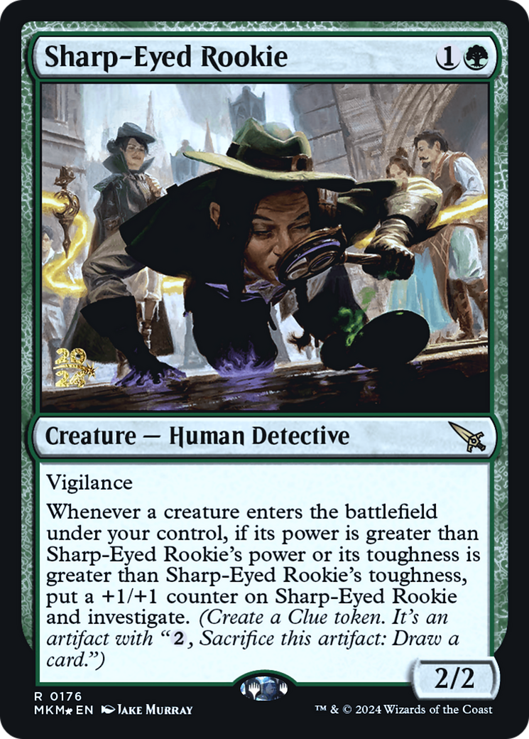 Sharp-Eyed Rookie [Murders at Karlov Manor Prerelease Promos] | Event Horizon Hobbies CA