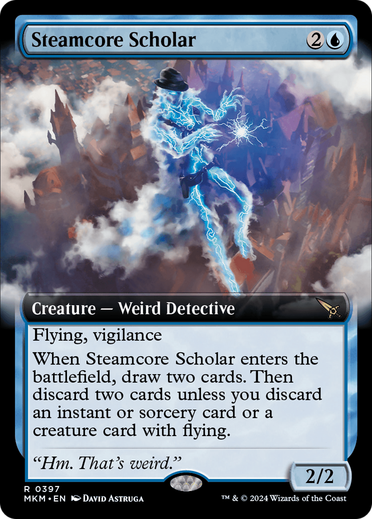 Steamcore Scholar (Extended Art) [Murders at Karlov Manor] | Event Horizon Hobbies CA