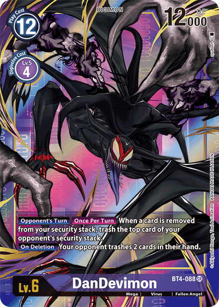 DanDevimon [BT4-088] (Alternate Art) [Great Legend] | Event Horizon Hobbies CA