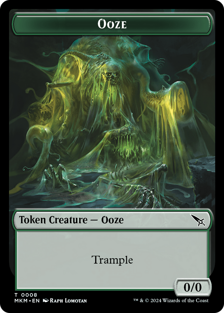 Detective // Ooze Double-Sided Token [Murders at Karlov Manor Tokens] | Event Horizon Hobbies CA