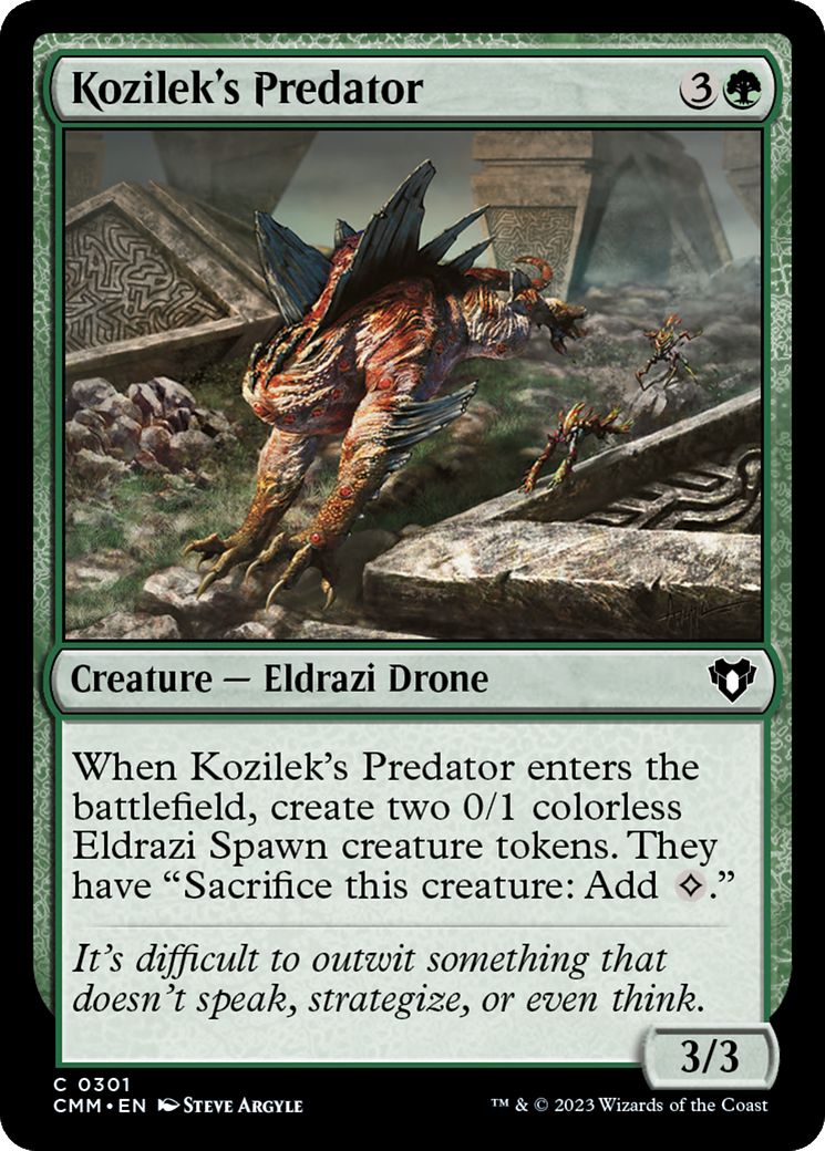 Kozilek's Predator [Commander Masters] | Event Horizon Hobbies CA