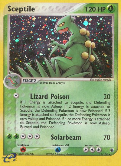 Sceptile (11/109) [EX: Ruby & Sapphire] | Event Horizon Hobbies CA