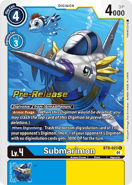 Submarimon [BT8-023] [New Awakening Pre-Release Cards] | Event Horizon Hobbies CA