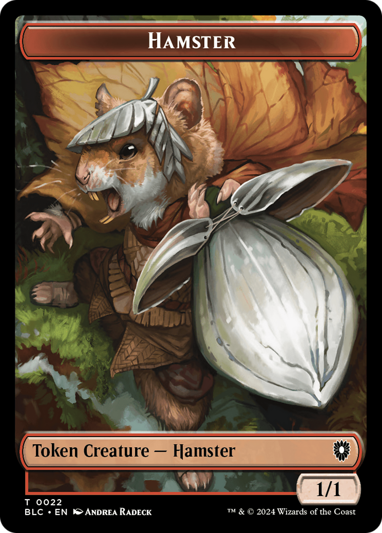 Hamster // City's Blessing Double-Sided Token [Bloomburrow Commander Tokens] | Event Horizon Hobbies CA