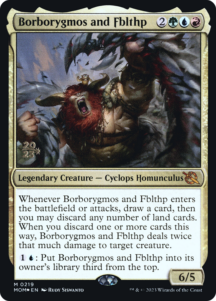 Borborygmos and Fblthp [March of the Machine Prerelease Promos] | Event Horizon Hobbies CA