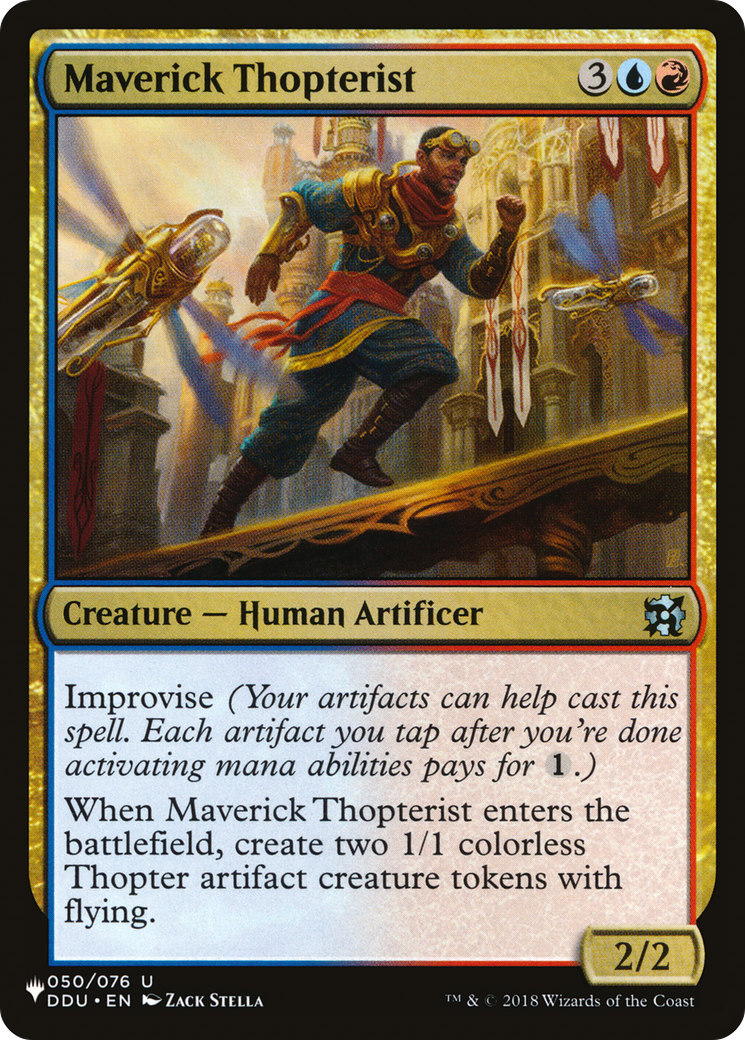 Maverick Thopterist (DDU) [The List] | Event Horizon Hobbies CA