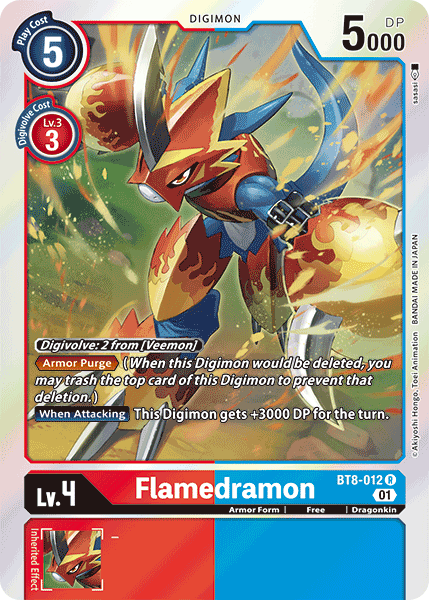 Flamedramon [BT8-012] [New Awakening] | Event Horizon Hobbies CA