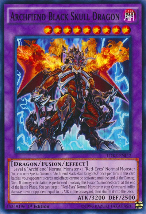 Archfiend Black Skull Dragon [LDK2-ENJ42] Common | Event Horizon Hobbies CA