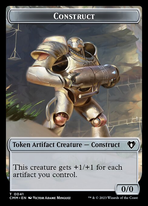 Elemental (0026) // Construct (0041) Double-Sided Token [Commander Masters Tokens] | Event Horizon Hobbies CA